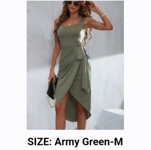 Shein Army Green Dress - Medium